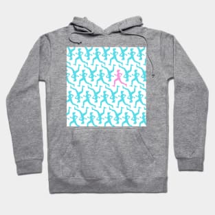 Pastel Runner Pattern Hoodie